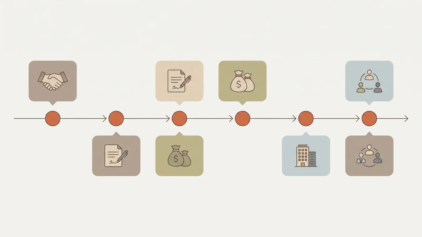A horizontal timeline illustration tracing Polk Audio's ownership from its 1972 founding through DEI Holdings in 2006, Sound United in 2013, Masimo in 2022, and Harman under Samsung in 2025