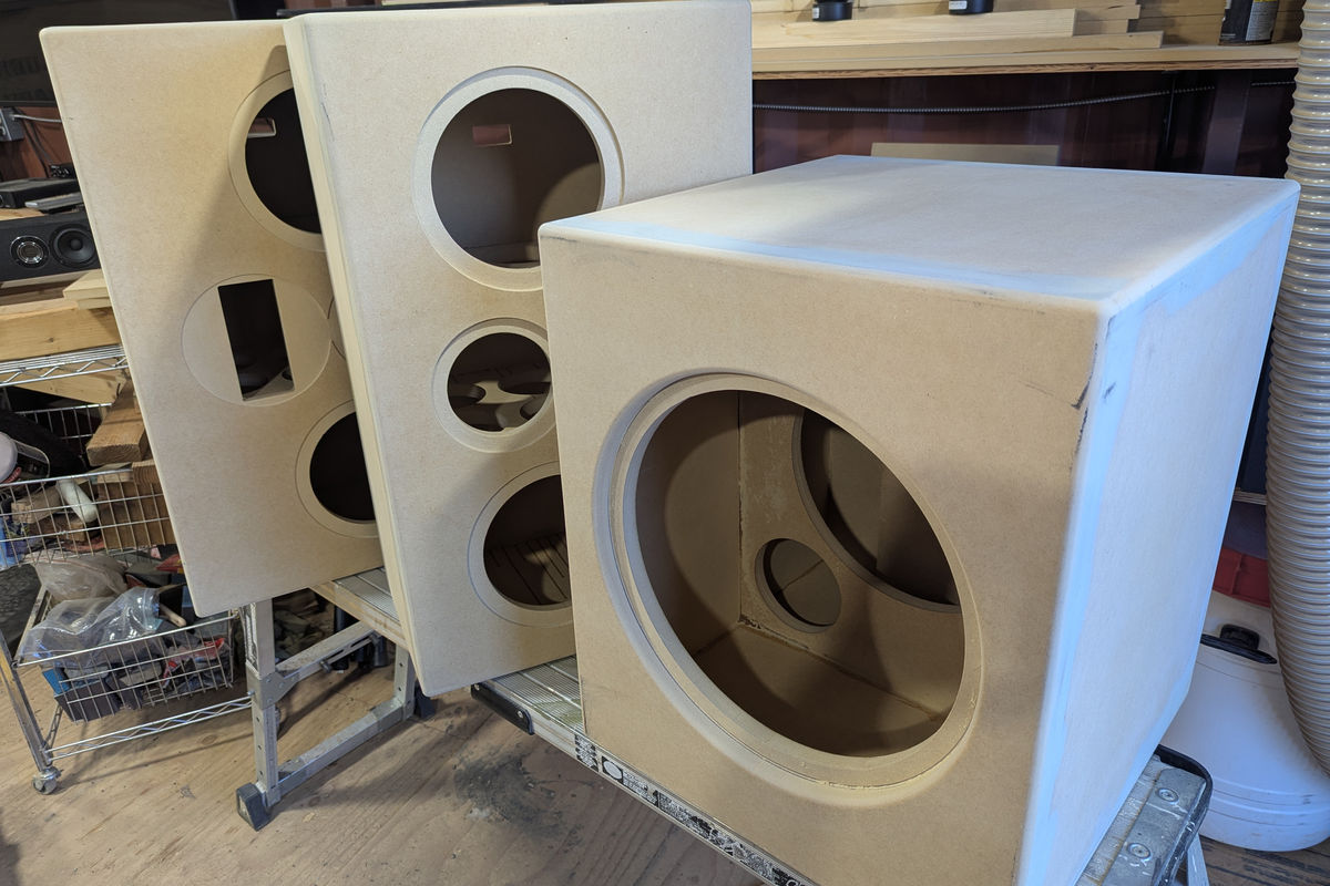 Custom built tower speakers for Scottsdale Arizona homes - WubWub Audio handcrafted design
