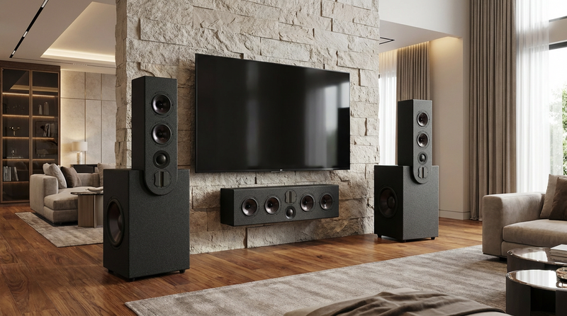 Home theater components guide showing speakers, receivers, and displays for Arizona home theater systems