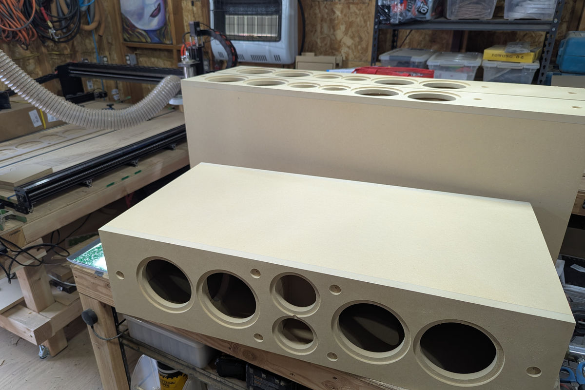 CNC machined speaker cabinet Prescott Arizona - precision custom audio enclosure